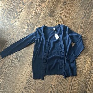 Women's Navy Blue Sweater Cardigan
